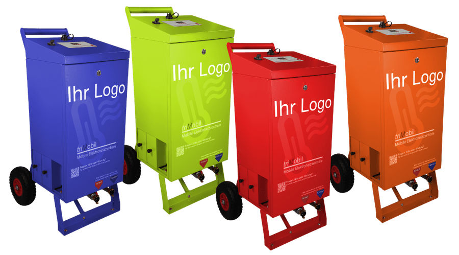 Mobile Heizzentrale in Ihrer Corporate Identity